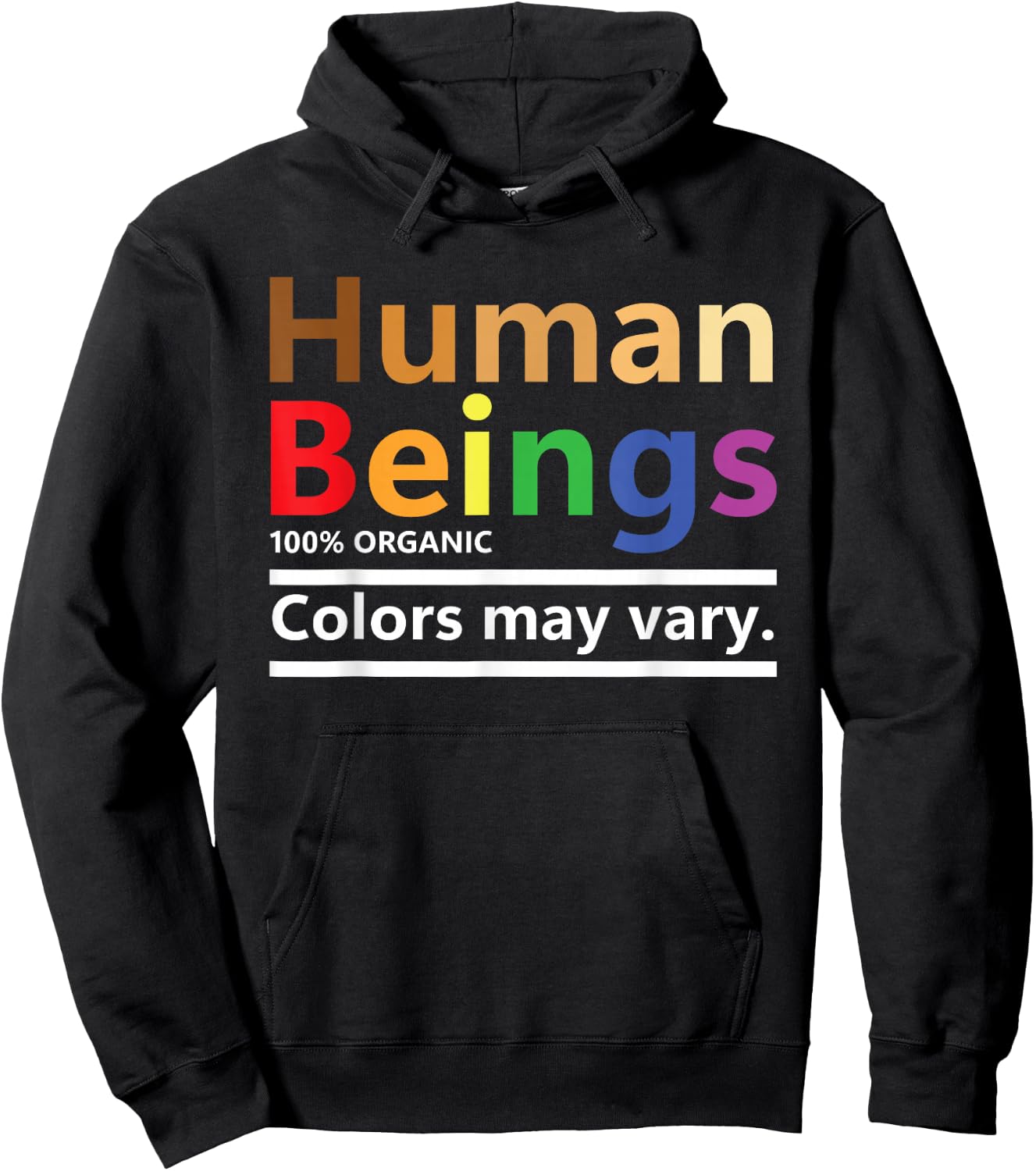 Human Being Definition Pride Rainbow Queer Gay CSD LGBTQ Hoodie - Hoodie | Black