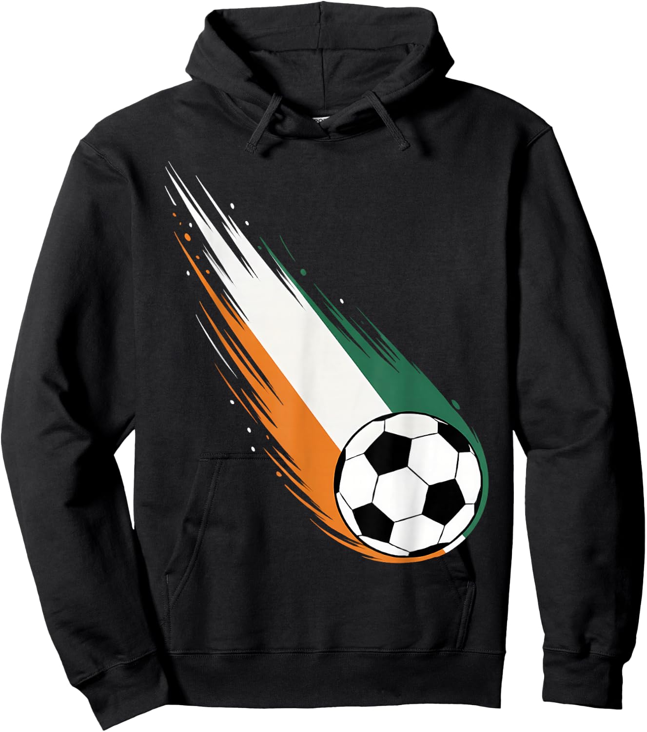 Ivory Coast Flag Graphic Ivory Coast Pride Heritage Hoodie - Hoodie | Black