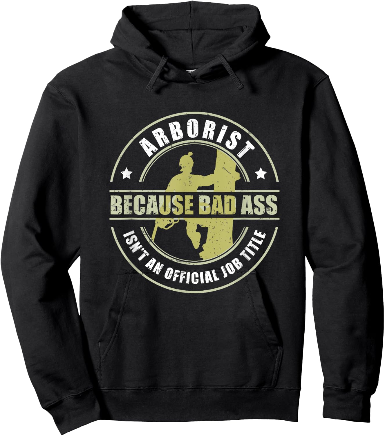 Arborist Badass Funny Tree Surgeon Forest Worker Hoodie - Hoodie | Black