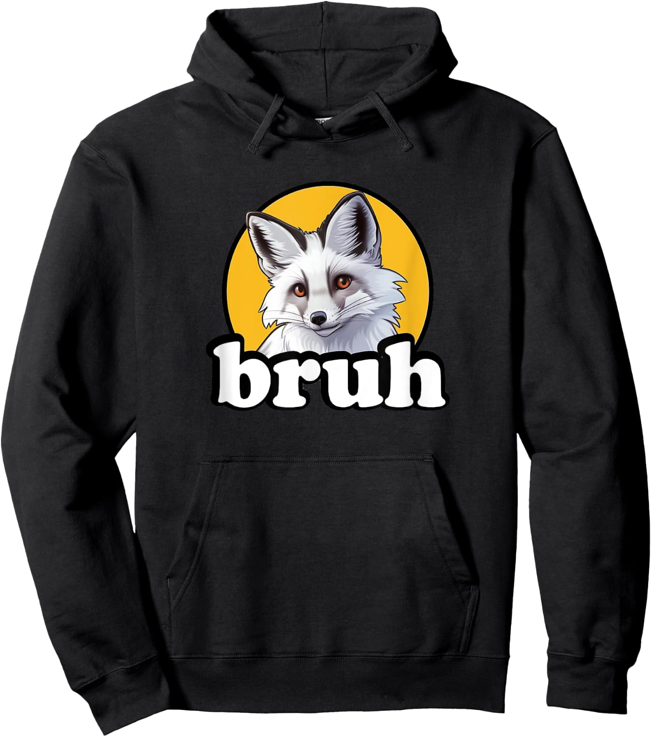 Canadian Marble Fox Hoodie - Hoodie | Black