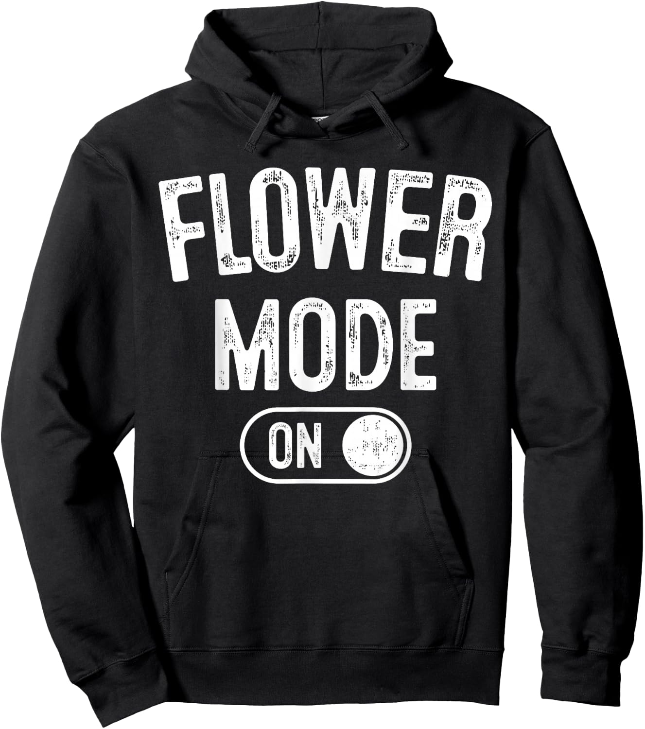 Flower Mode On Costume Funny Gardening Gift Florist Botanist Hoodie - Hoodie | Black