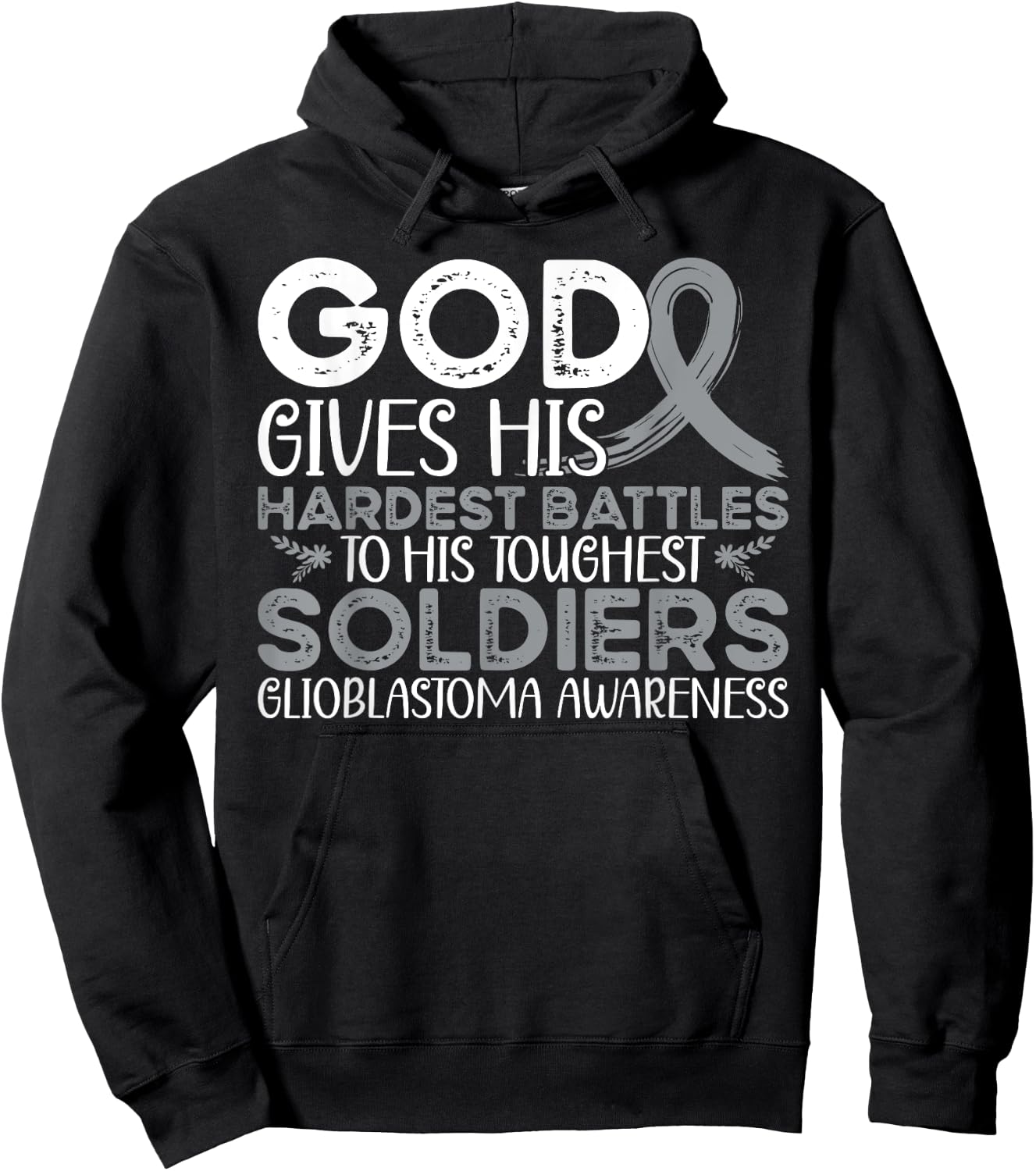 Glioblastoma Awareness Glioblastoma Warrior Hoodie - Hoodie | Black