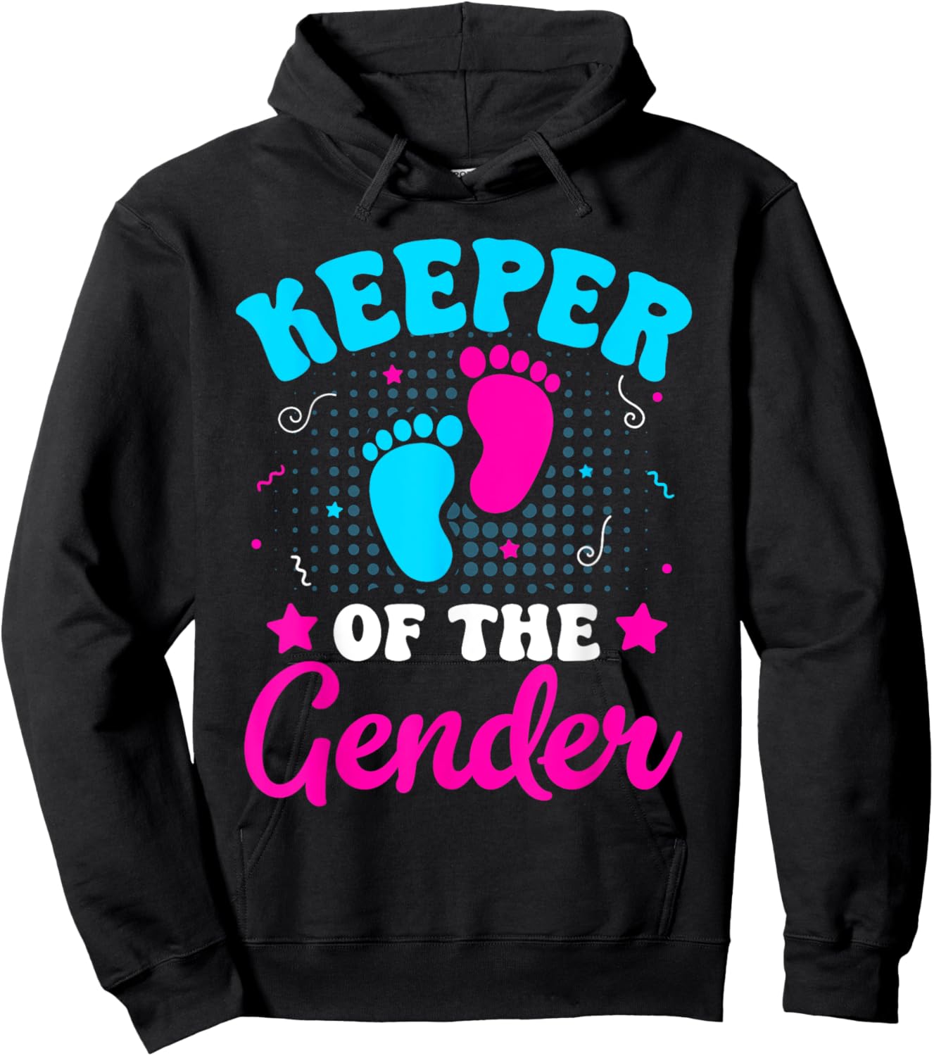 Keeper of the Gender Baby Reveal Hoodie - Hoodie | Black
