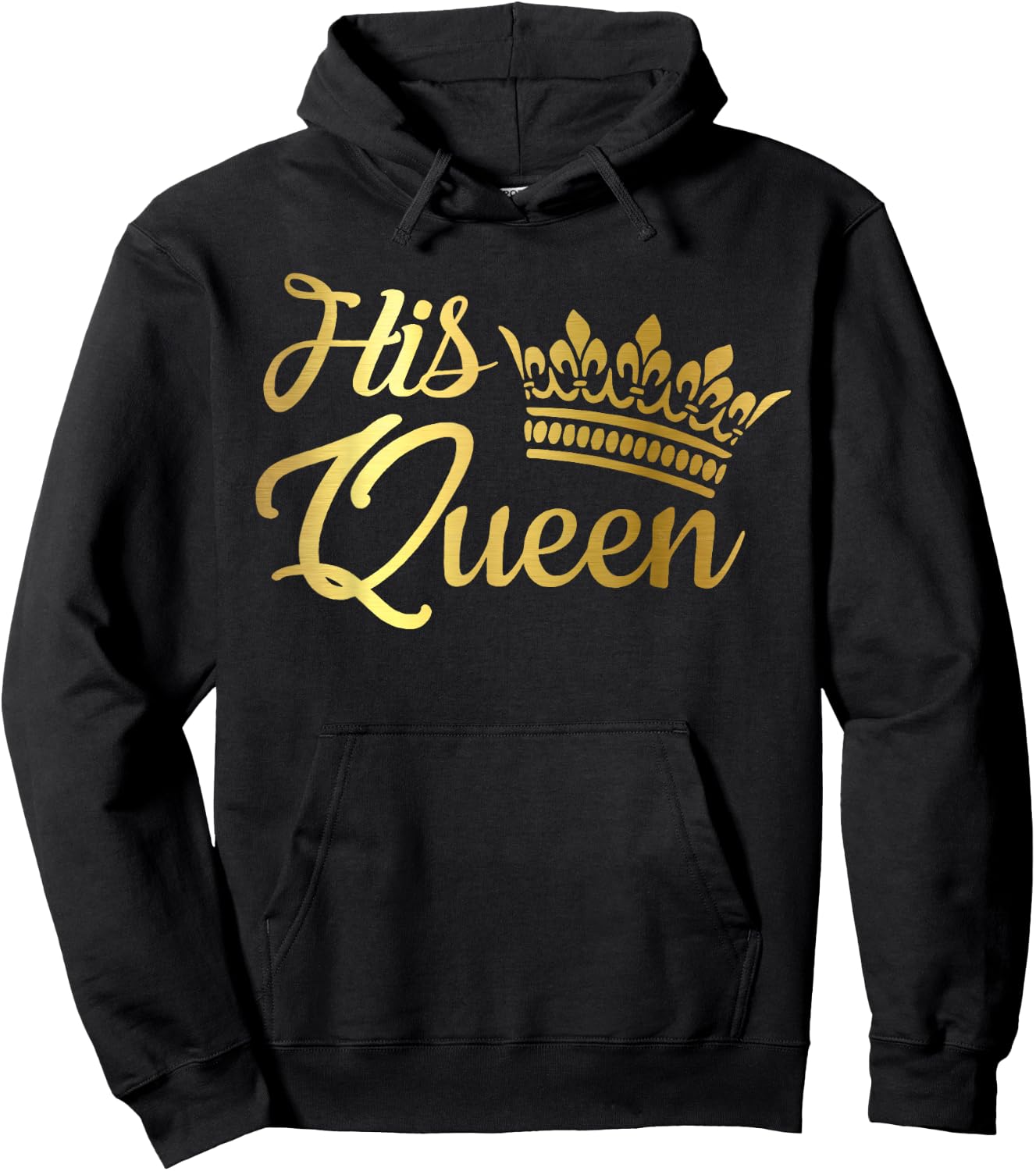 King Queen Wife Husband Boyfriend Girlfriend Matching Couple Hoodie - Hoodie | Black
