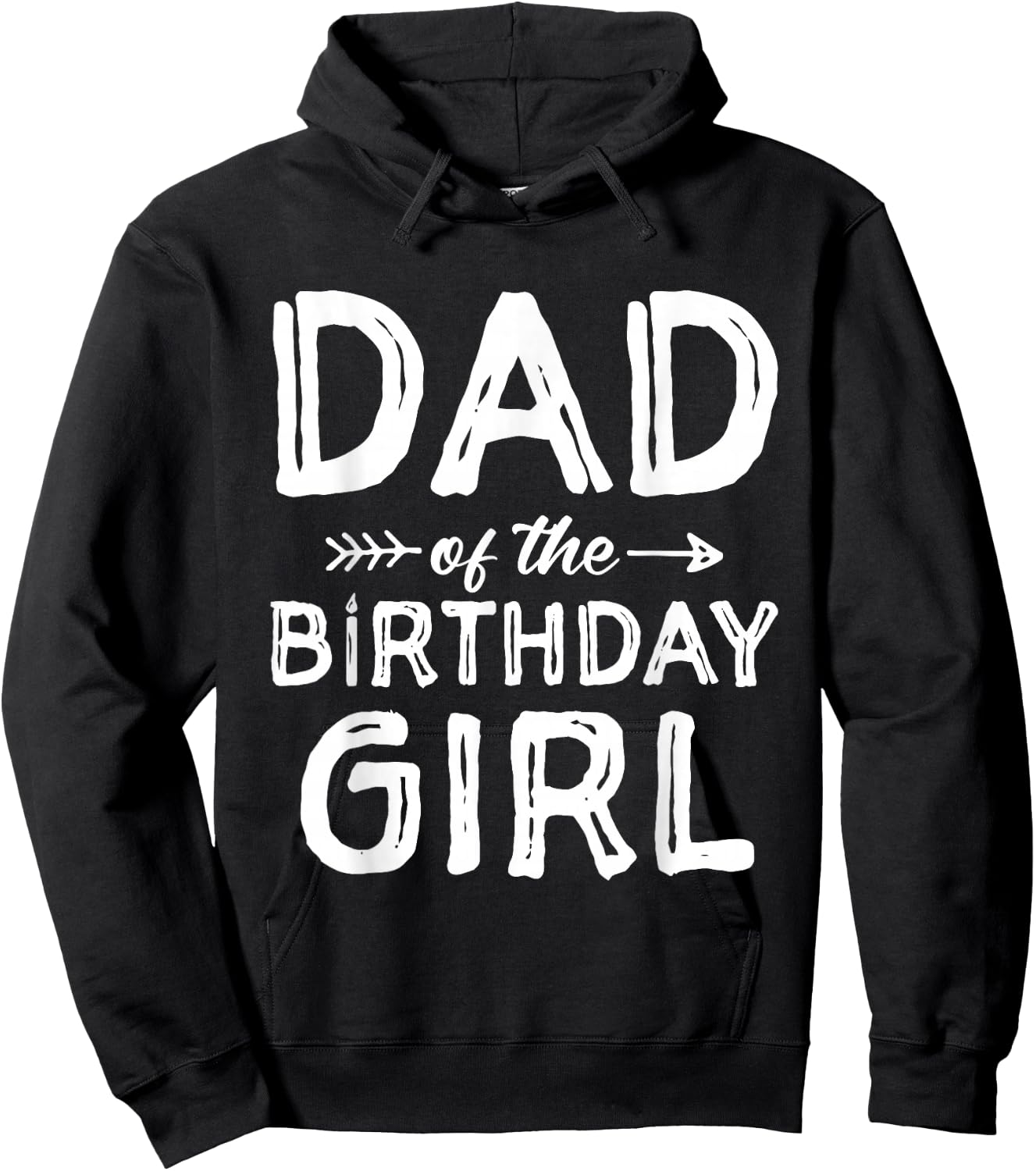 Dad of the Birthday Girl Father's Day Men Hoodie - Hoodie | Black