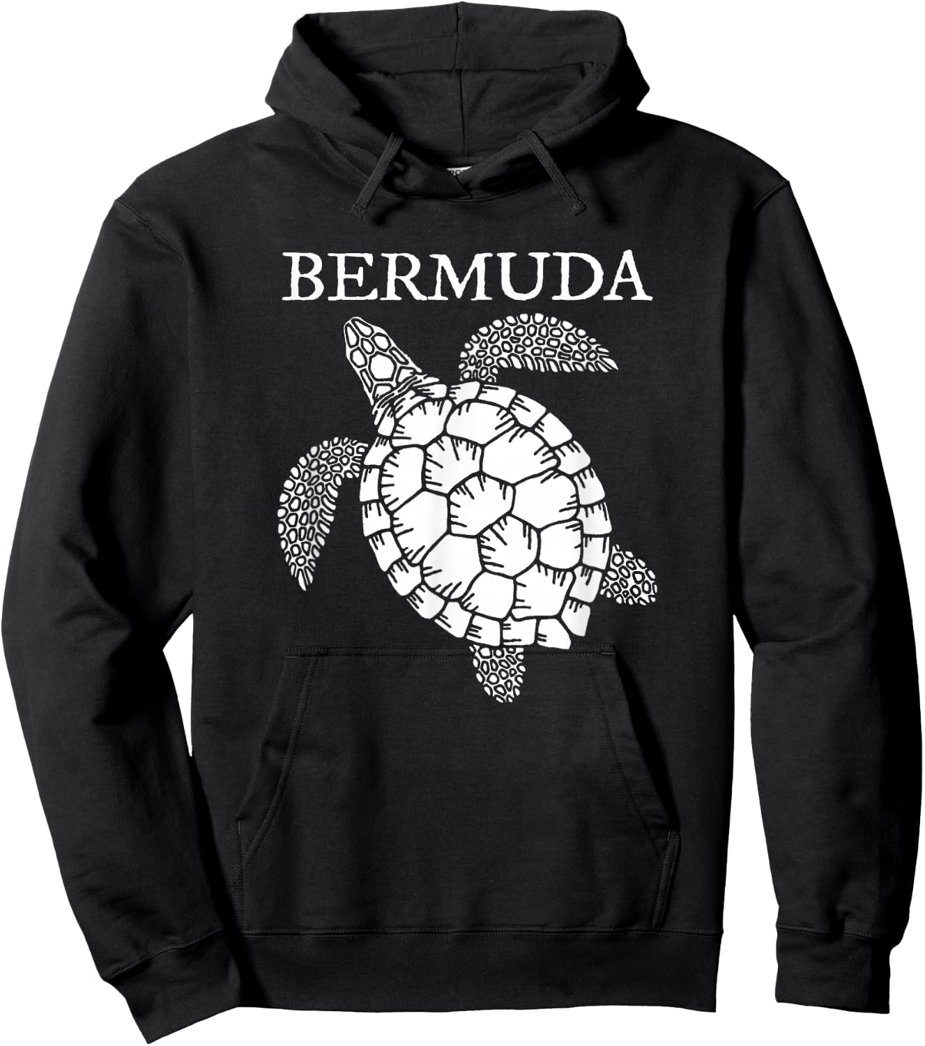 Bermuda Sea Turtle Girls Boys Toddler Souvenir Hoodie - Hoodie | Black
