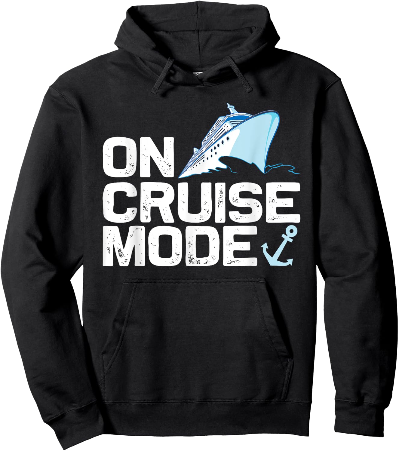 Cool Cruising Women Vacay Mode Cruise Vacation Trip Hoodie - Hoodie | Black