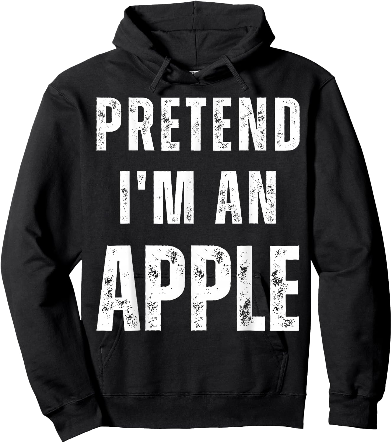 Pretend I'm an Apple Matching Costume Funny Halloween Hoodie - Hoodie | Black
