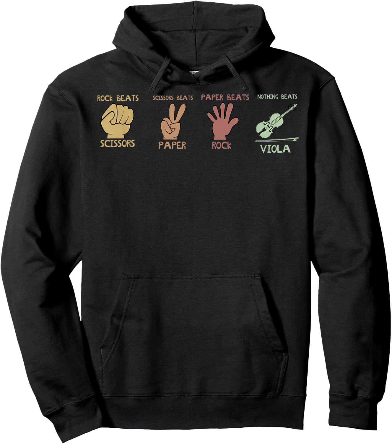 Funny Gift Viola Player Nothing Better than Viola Hoodie - Hoodie | Black