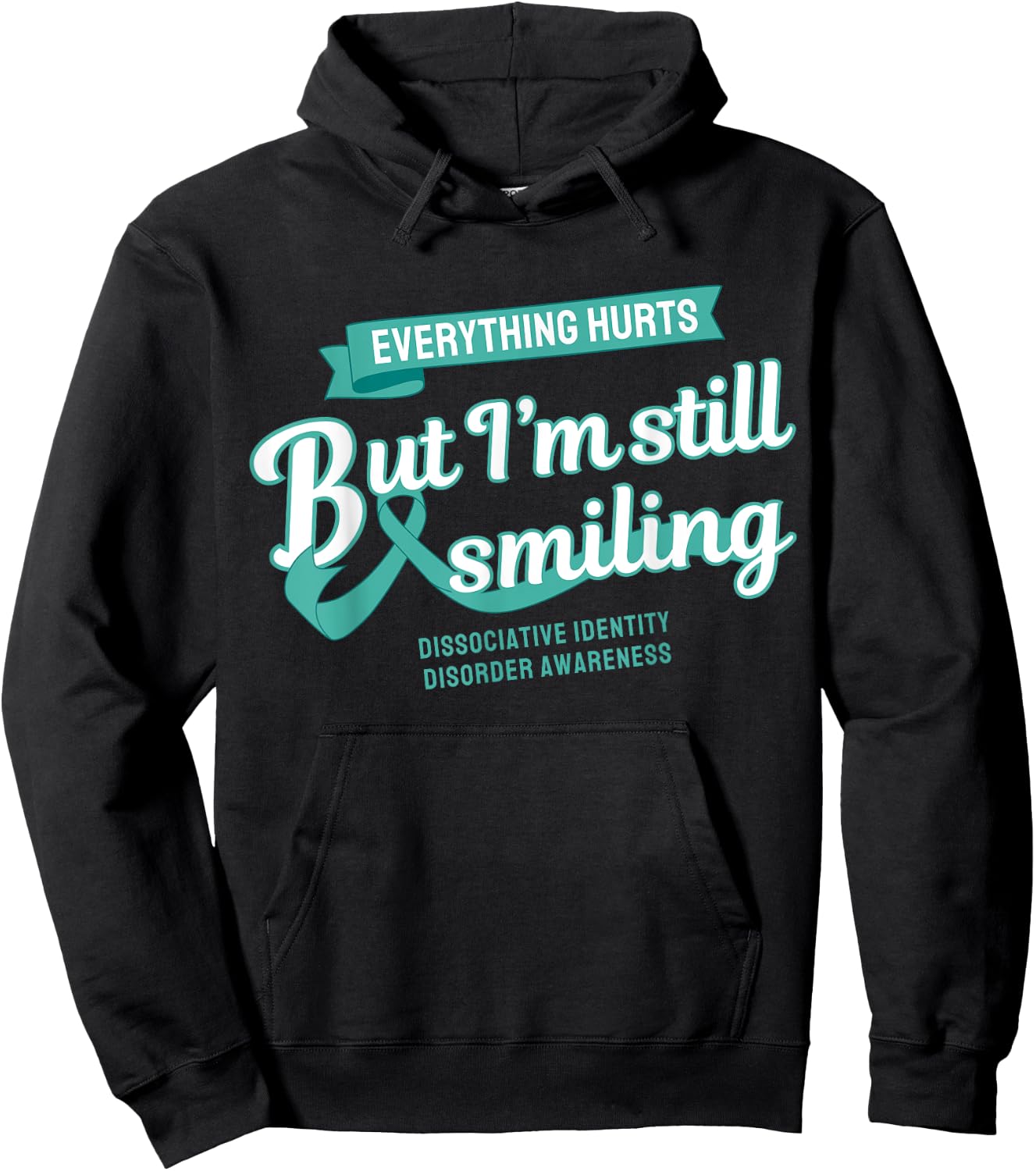 Still Smiling Dissociative Identity Disorder Hoodie - Hoodie | Black