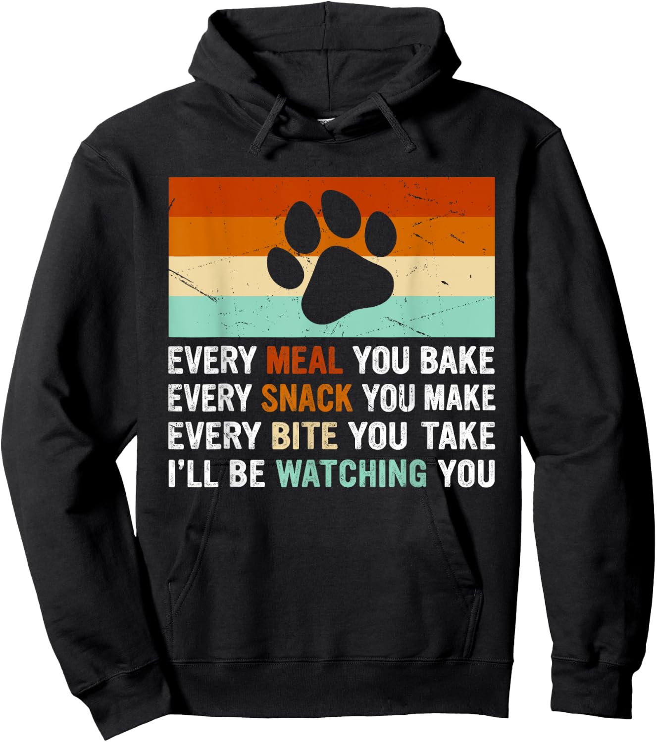 Retro Dog, Dog Owner, Dog Humor, Dog Lover - Funny Dog Hoodie - Hoodie | Black