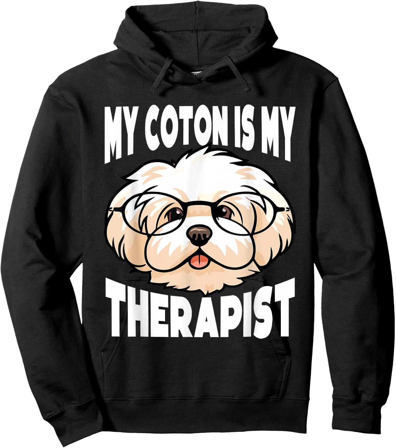 Coton De Tulear Owner Funny Dog Lover Coton De Tulear Hoodie - Hoodie | Black