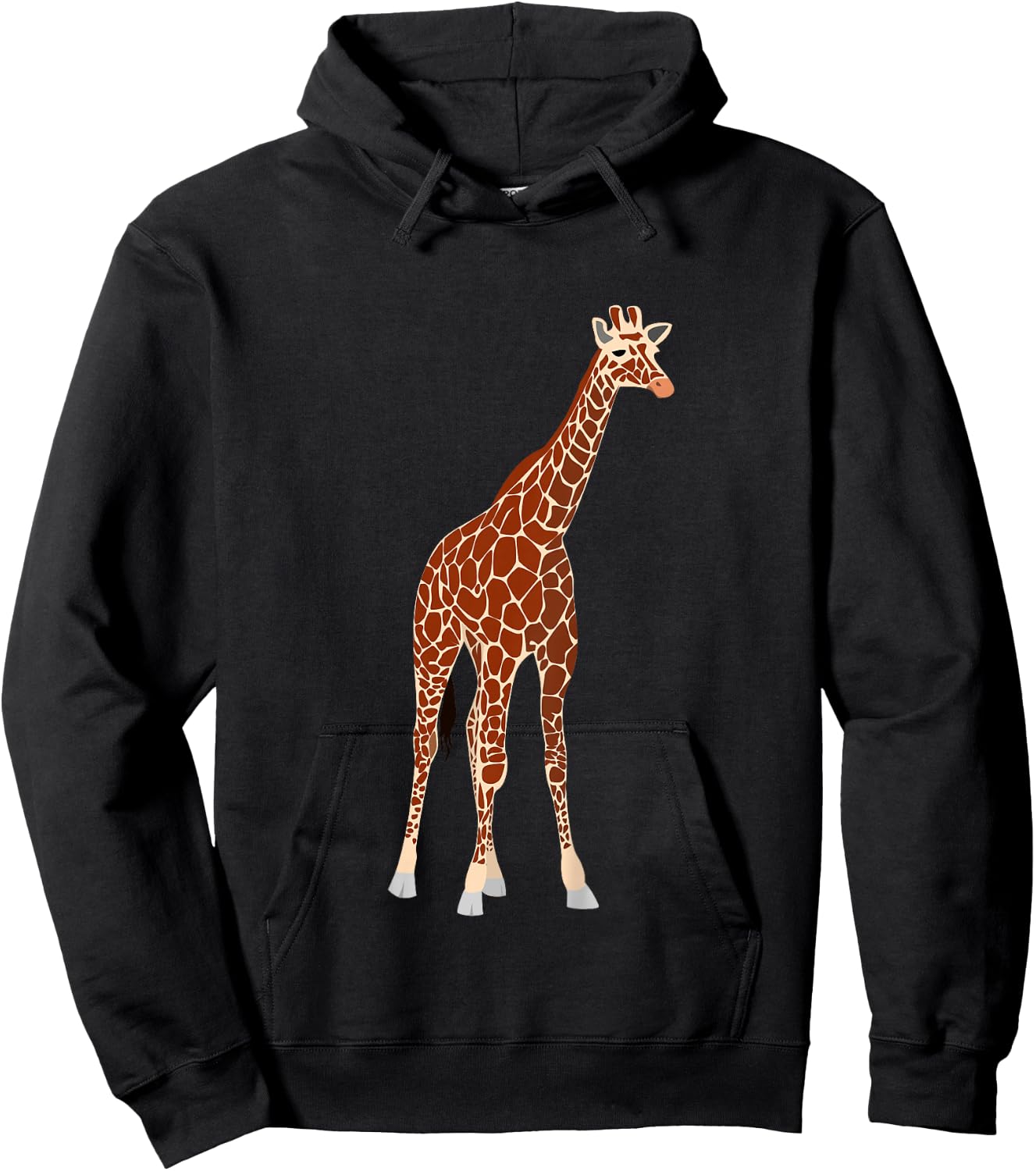 Giraffe Kids Shirt - Boys & Girls Age 3-12 Hoodie - Hoodie | Black