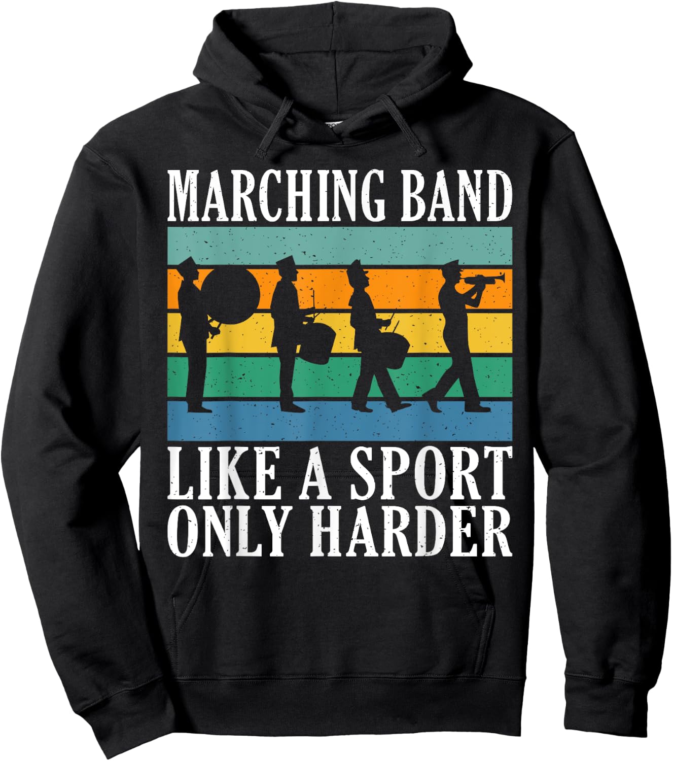 Marching Band like a Sport only harder Band Camp Hoodie - Hoodie | Black
