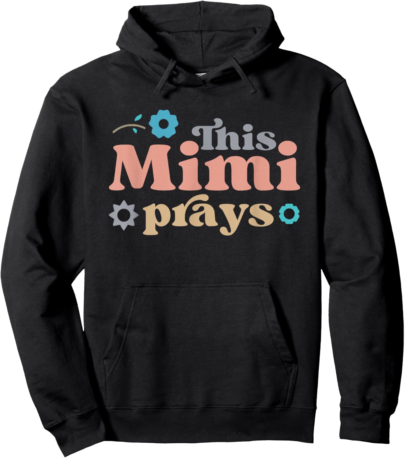 Grandma Christian God This Mimi Prays , Small, Black Hoodie - Hoodie | Black