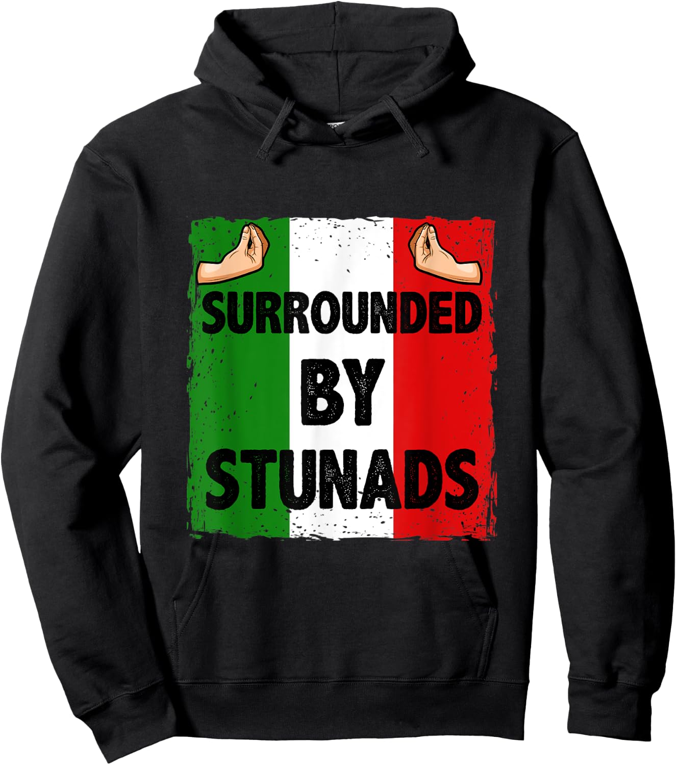 Surrounded by Stunads Hoodie - Hoodie | Black