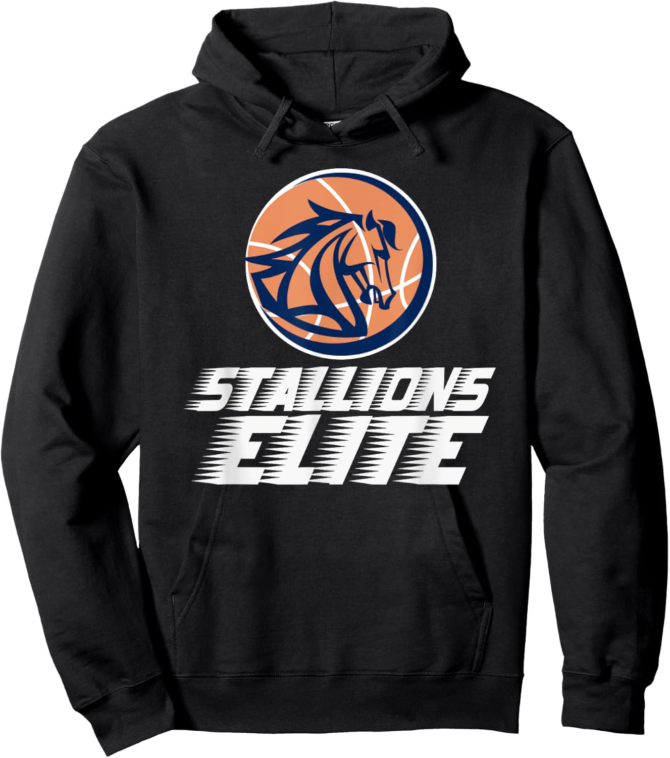 Stallions Elite Basketball Team Hoodie - Hoodie | Black