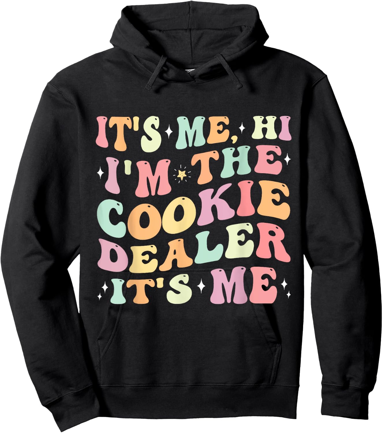 It's Me Hi I'm The Cookie Dealer Scout Troop Scouting Girls Hoodie - Hoodie | Black