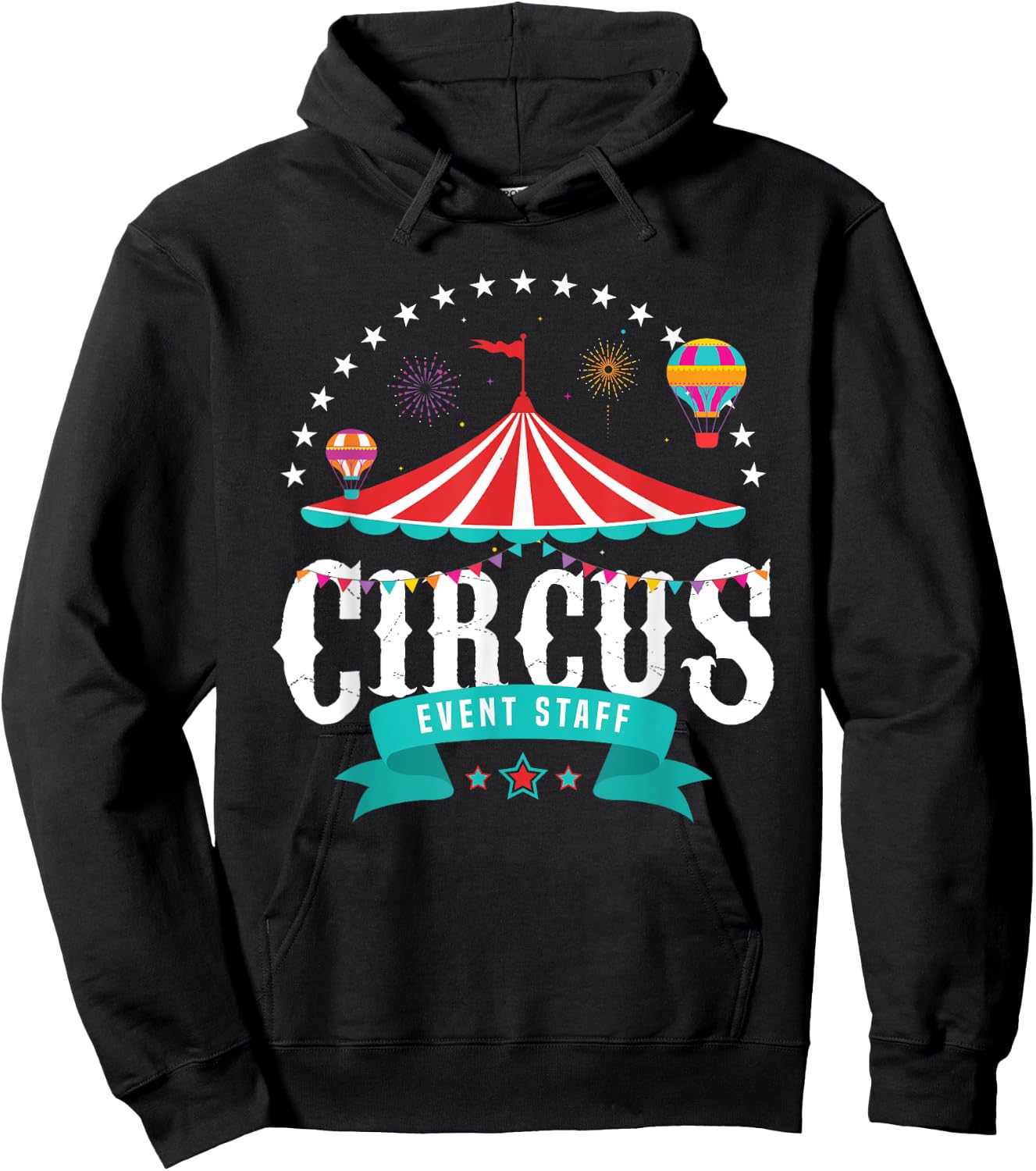Circus Carnival Birthday Party Hoodie - Hoodie | Black