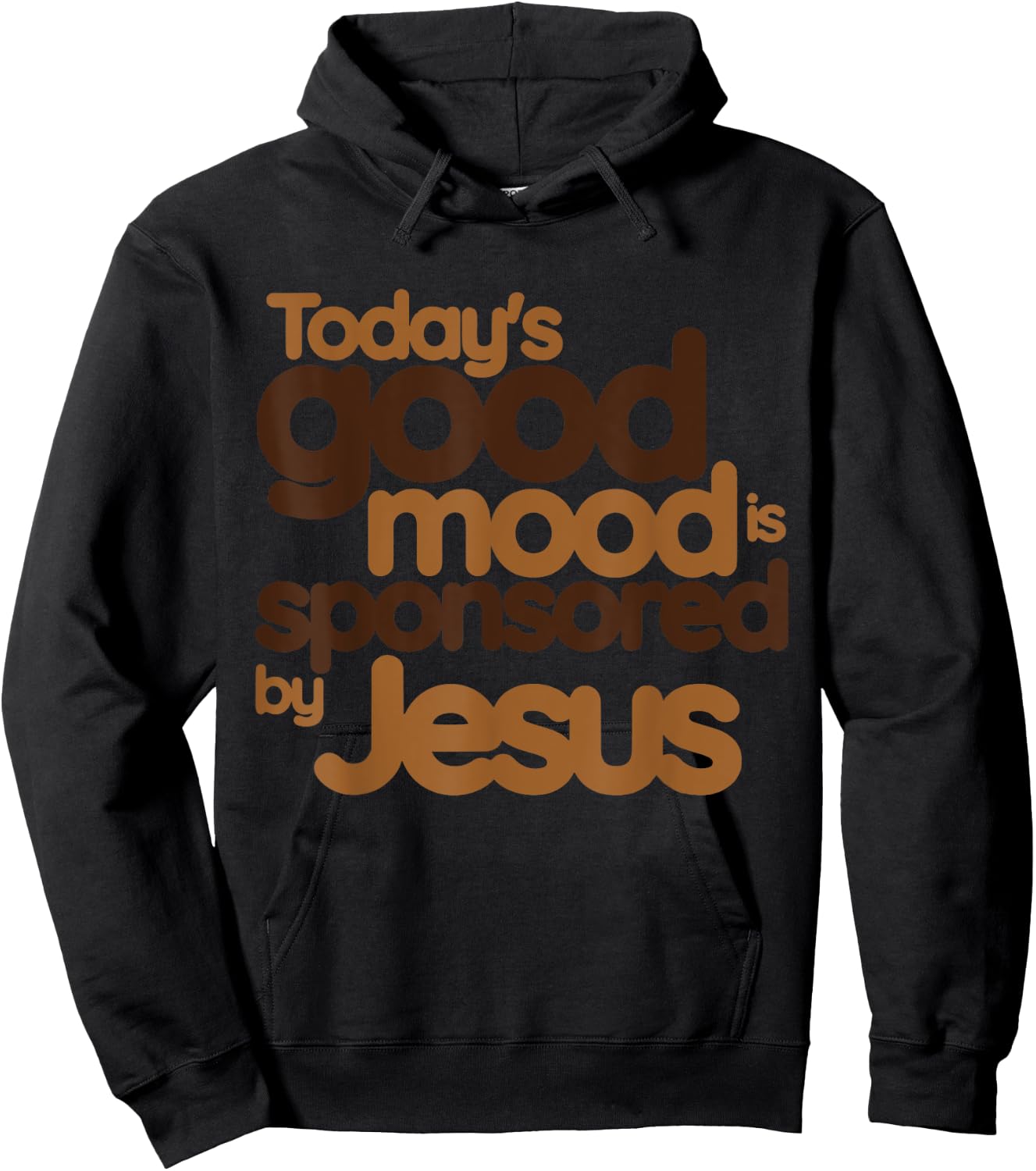 today's good mood Sponsored by Jesus Hoodie - Hoodie | Black