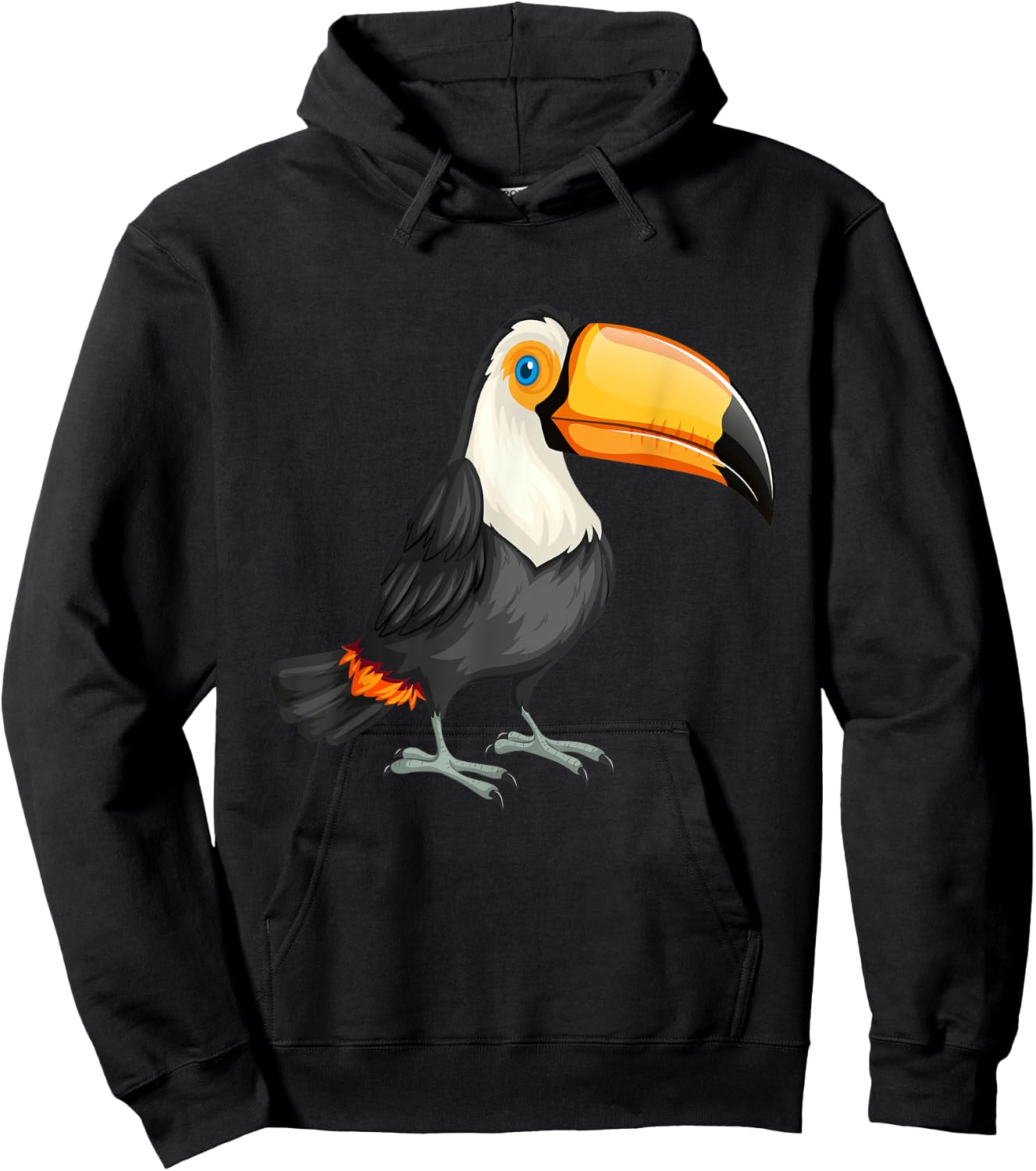 Funny Toucan Bird Tropical Rainforest Animal Wildlife Hoodie - Hoodie | Black