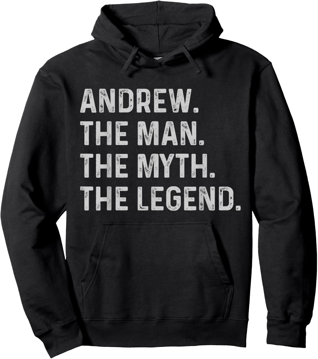 Andrew The Man The Myth The Legend - Funny Gift Andrew Hoodie - Hoodie | Black