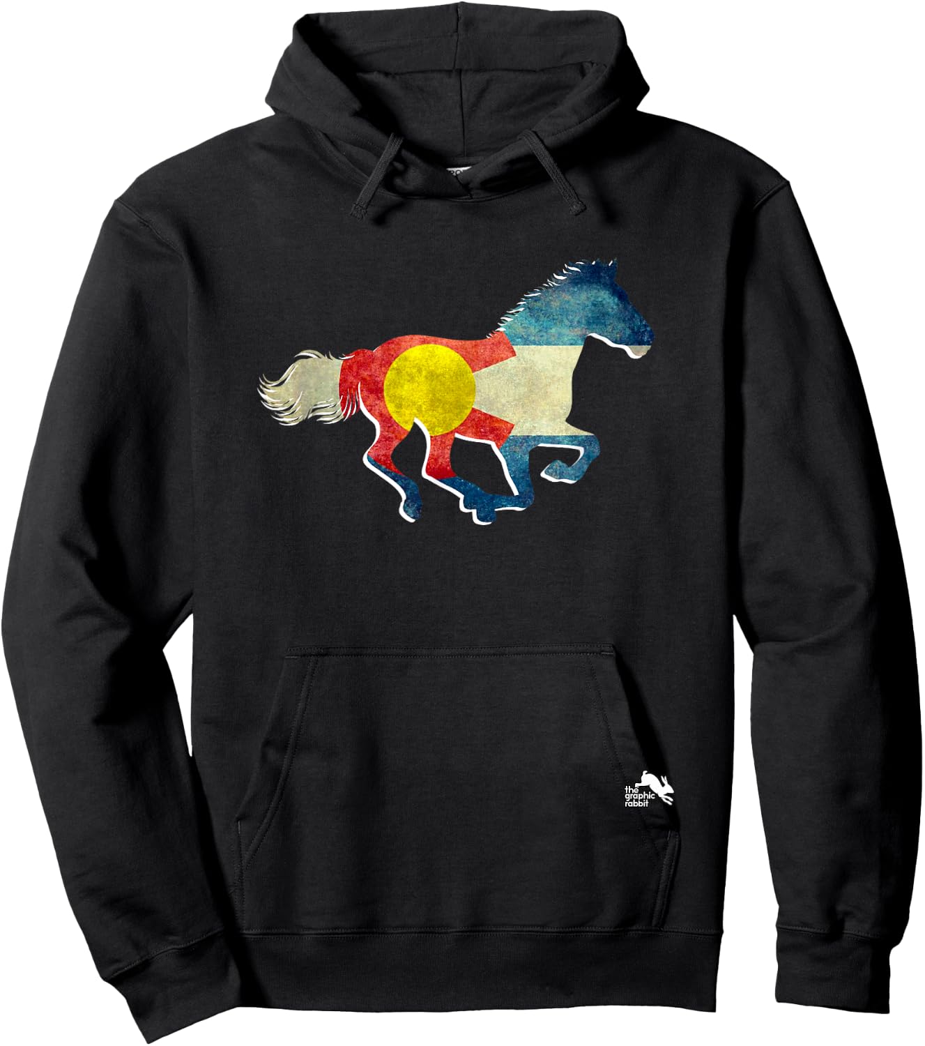 Colorado Horse Hoodie - Hoodie | Black