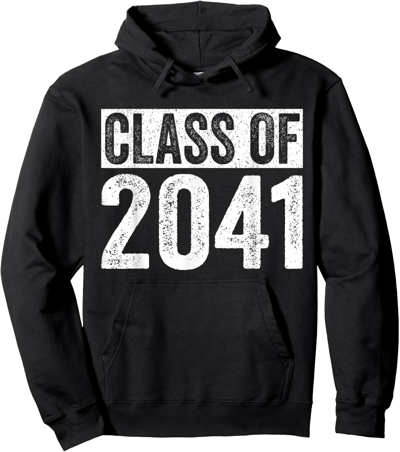 Class of 2041 Grow With Me Graduation First Day of School Hoodie - Hoodie | Black
