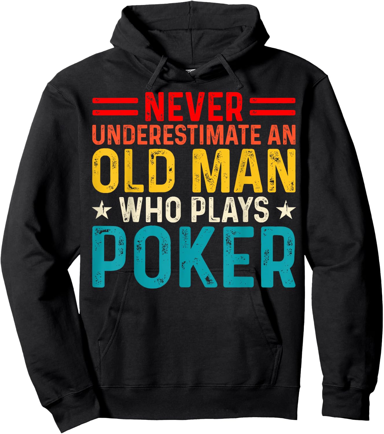 Funny Poker Gambling Card Player Casino Gambler Poker Hoodie - Hoodie | Black