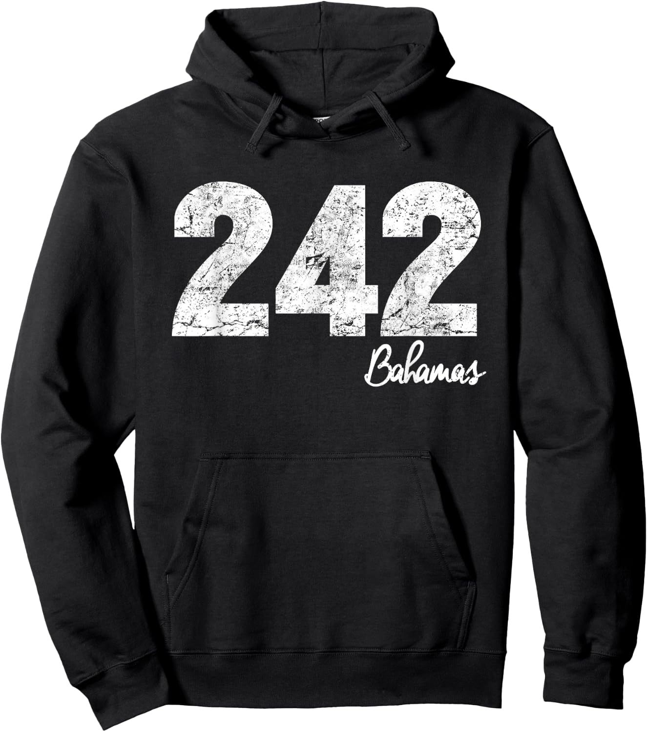 Bahamas 242 Area Code! Proud Bahamian Hoodie - Hoodie | Black