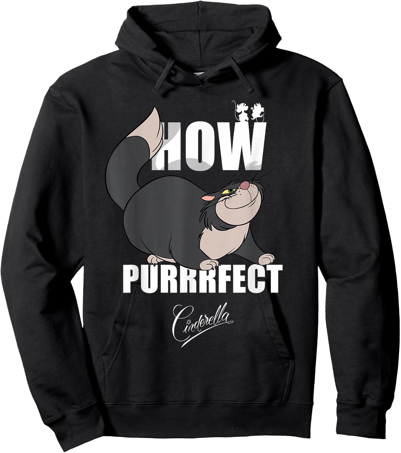 Disney Cinderella Lucifer How Purrrfect Hoodie - Hoodie | Black