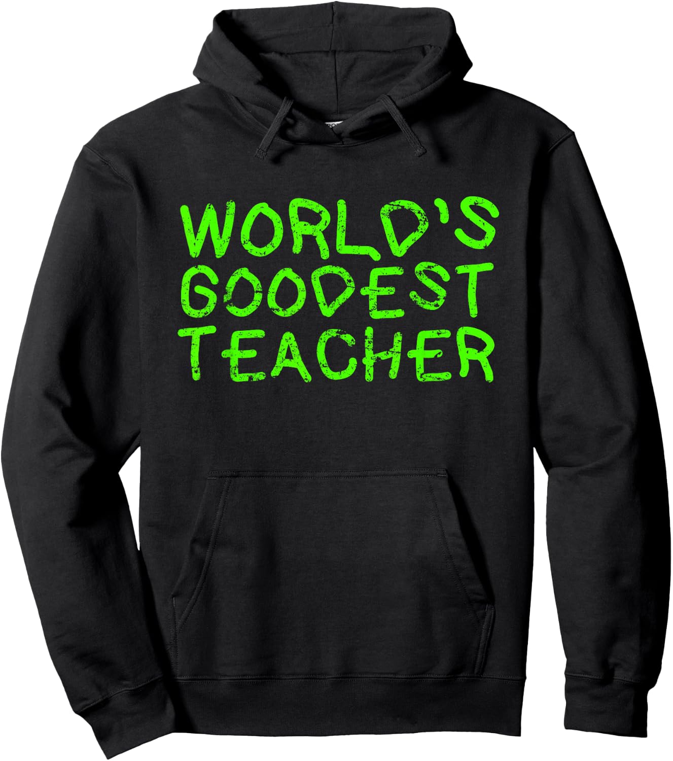 World Goodest Teacher Funny English Teacher Gift Women Hoodie - Hoodie | Black