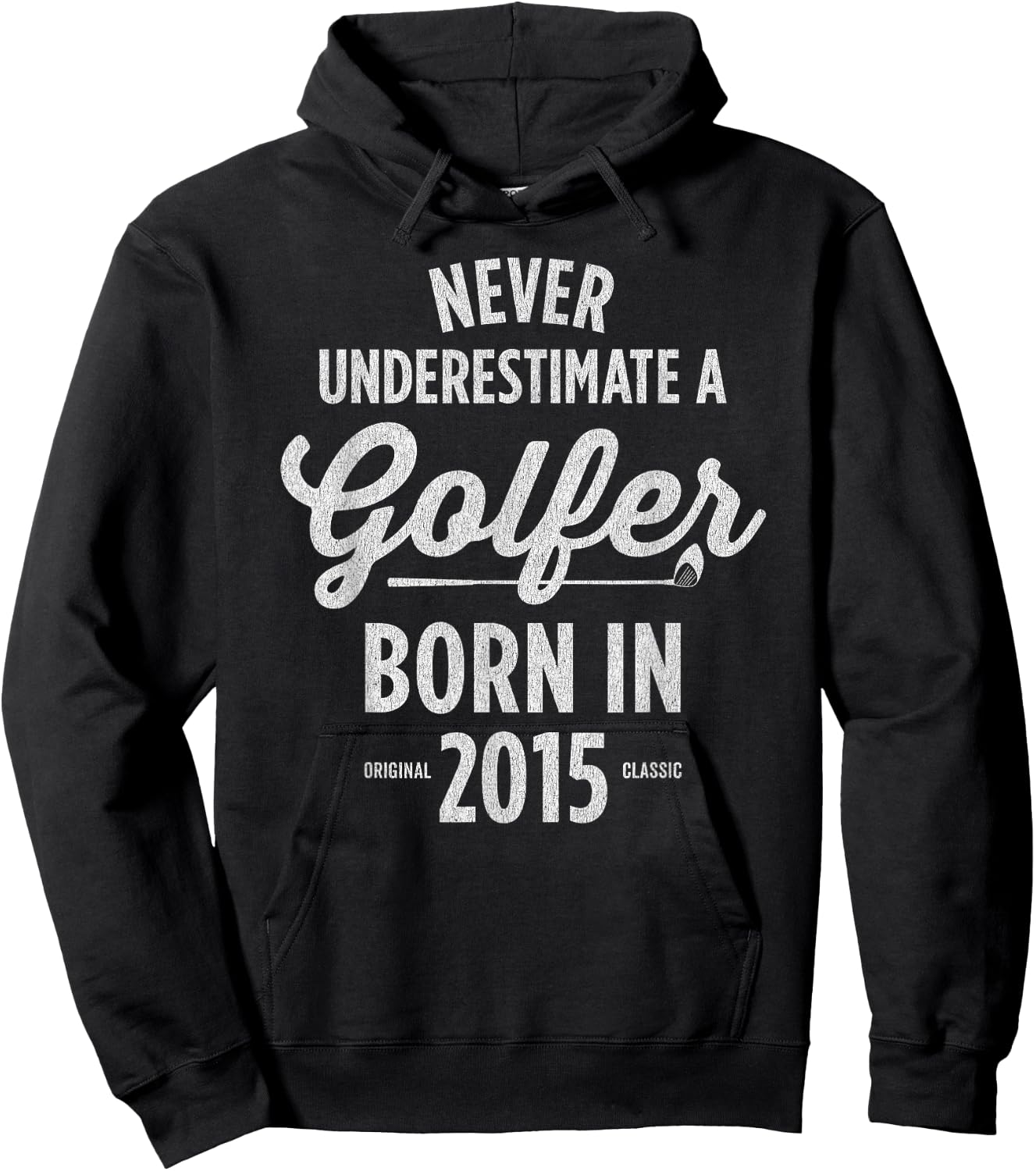 10 Year Old Golfer: Golfing Golf 2015 10th Birthday Hoodie - Hoodie | Black