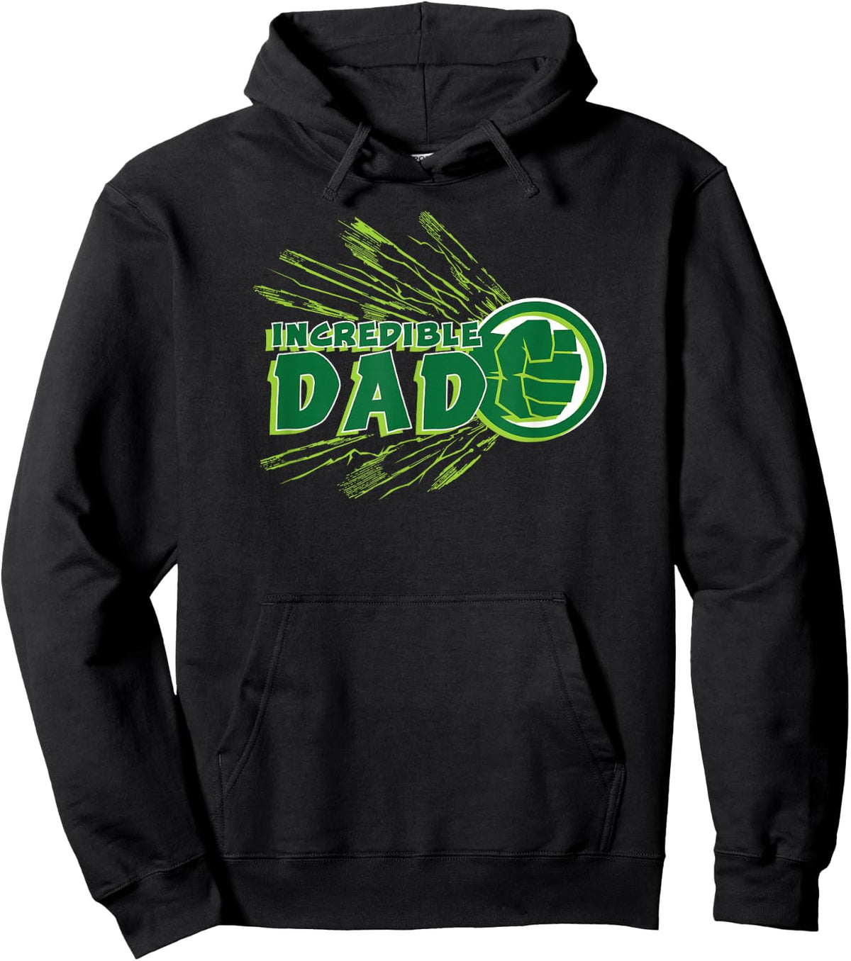 Marvel Hulk Incredible Dad Family Trip Vacation Father's Day Hoodie - Hoodie | Black