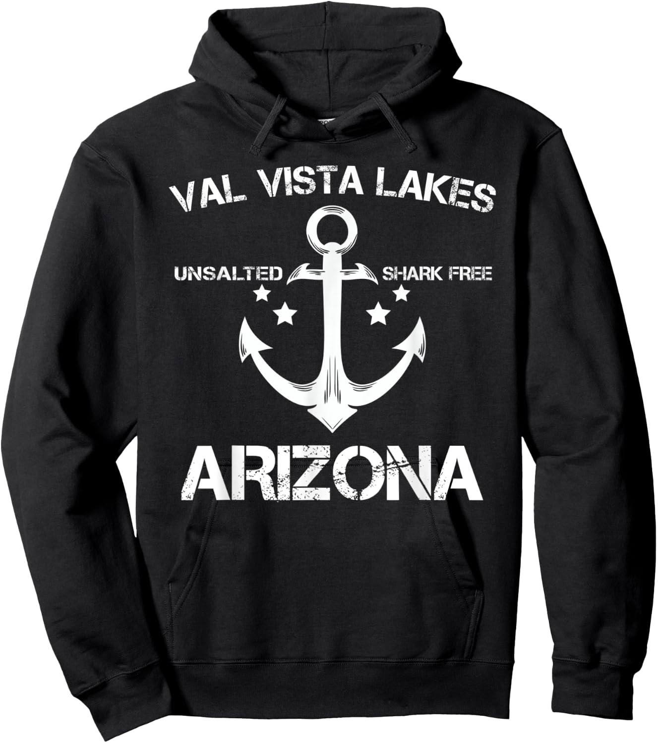 VAL VISTA LAKES ARIZONA Funny Fishing Camping Summer Gift Women Kids Hoodie - Hoodie | Black