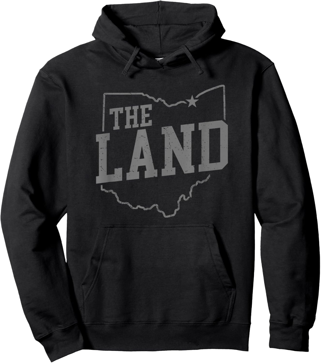 Retro The Land Cleveland Ohio - Classic Throwback Souvenir Hoodie - Hoodie | Black