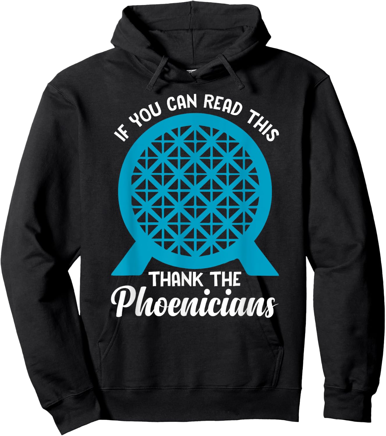 Funny Reading If You Can Read This Thank Phoenicians Lover Hoodie - Hoodie | Black