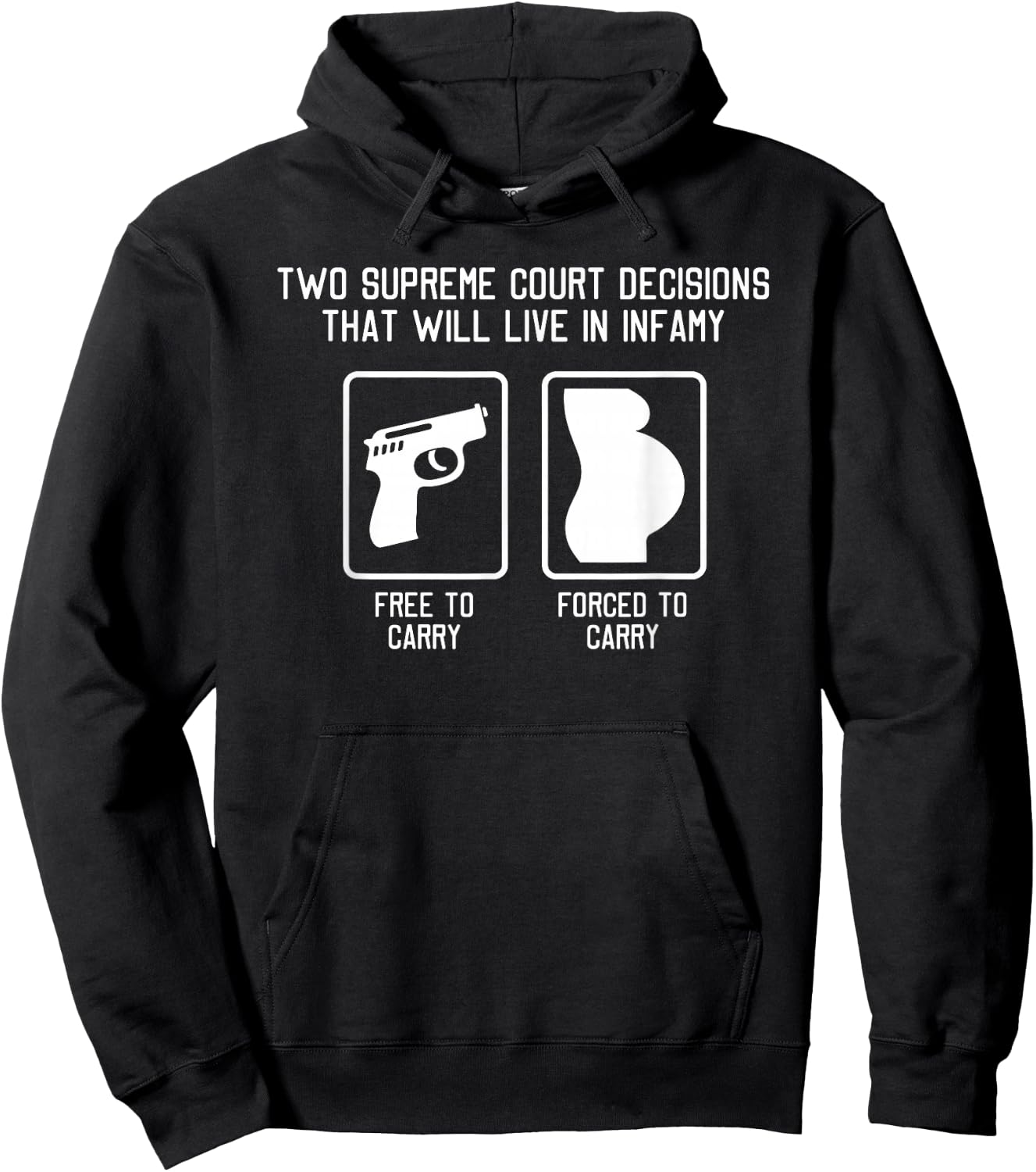 Supreme Court Decisions SCOTUS Hoodie - Hoodie | Black