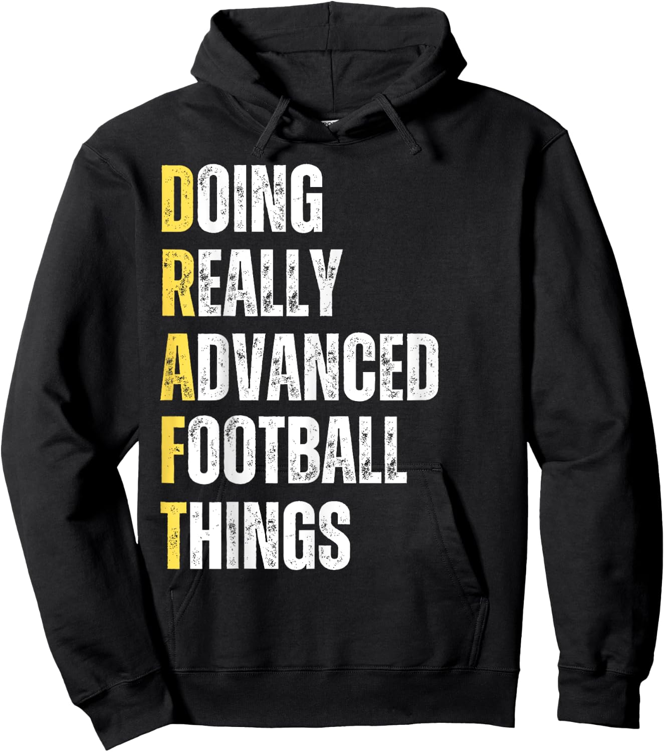 Draft Definition Funny Fantasy Football Draft Night Party Hoodie - Hoodie | Black
