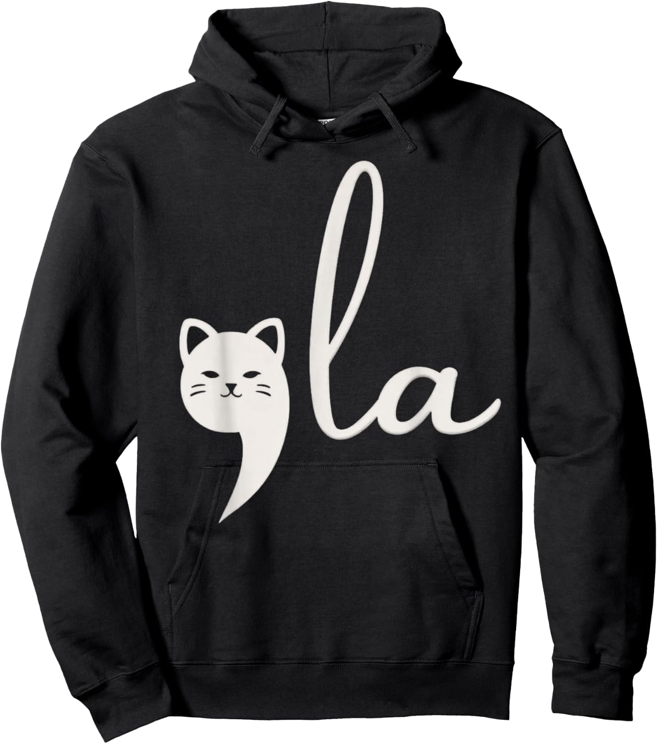 Kamala Harris Comma-La Cat Ladies for Harris Hoodie - Hoodie | Black