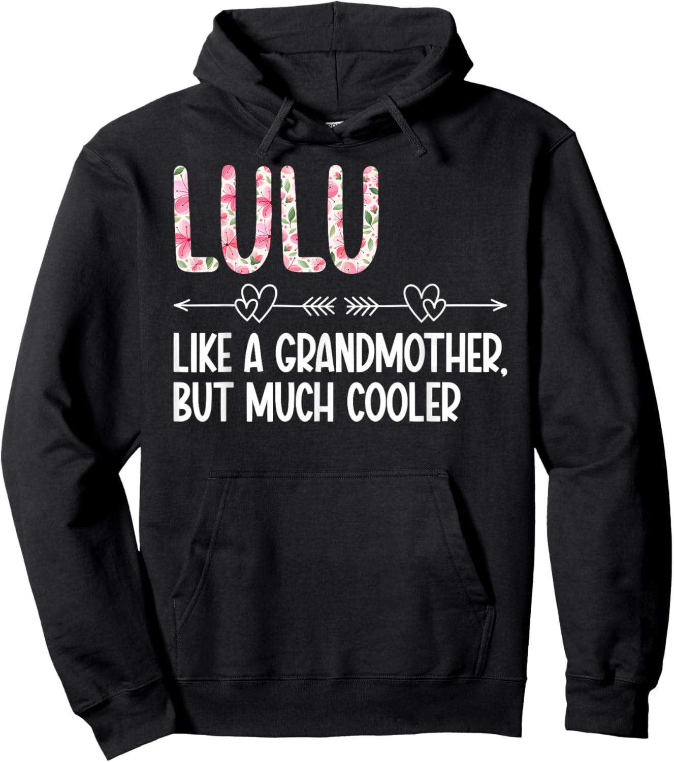 Lulu Definition Lulu Grandma Lulu Grandmother Hoodie - Hoodie | Black