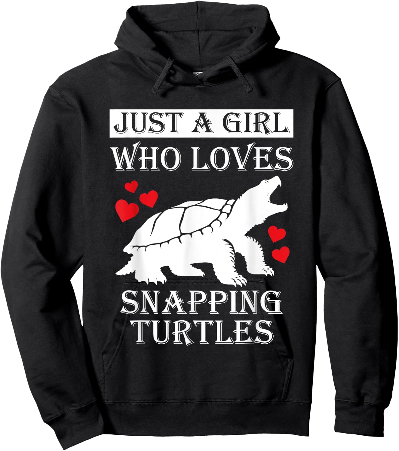 Stealthy Predator - Snapping Turtle | Funny Snapping Turtle Hoodie - Hoodie | Black
