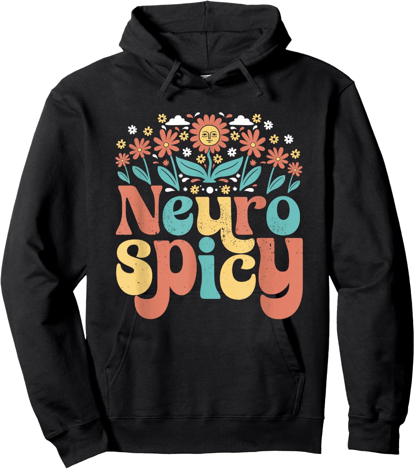 Neurodiversity - Neurospicy Neuro Spicy Shirt - Neurospicy Hoodie - Hoodie | Black
