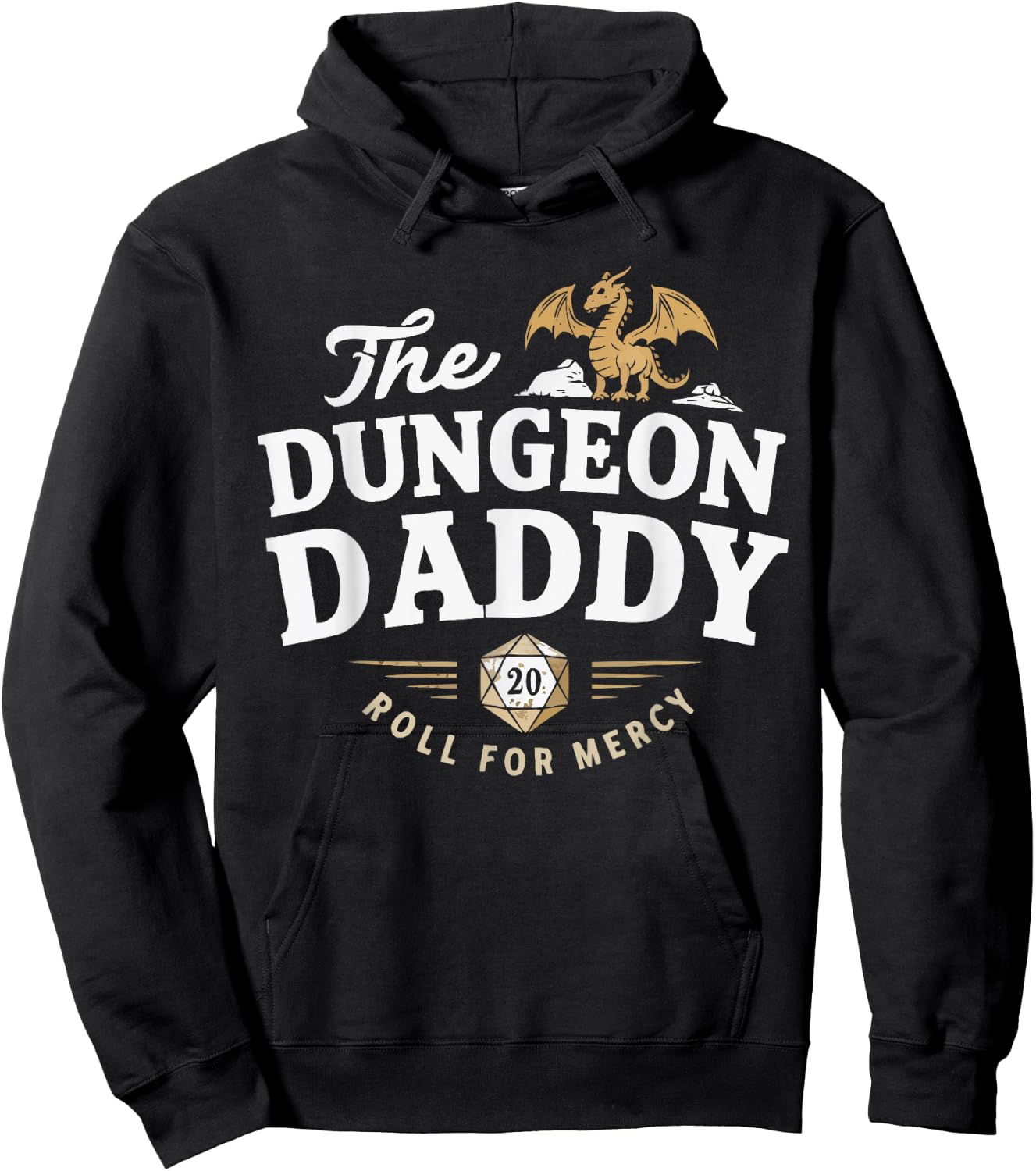 Nerdy Dad Gaming Tabletop Games Role Playing Game Funny RPG Hoodie - Hoodie | Black