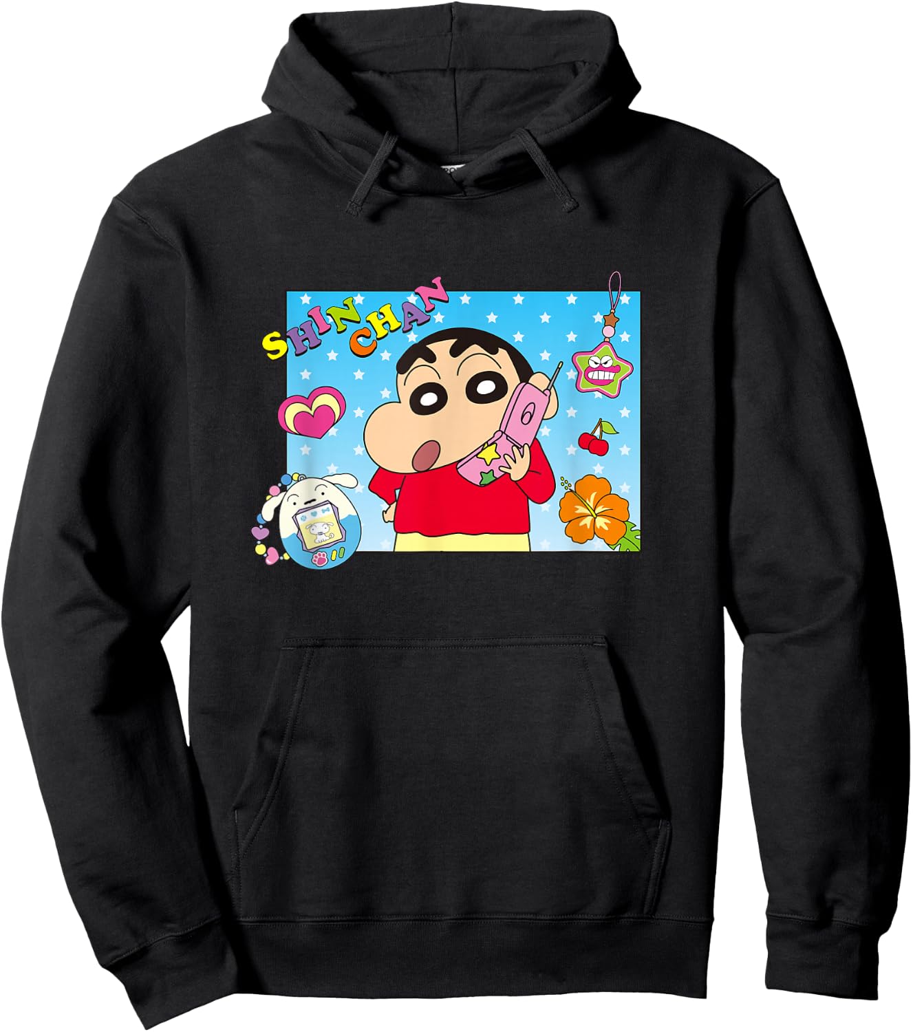 Crayon Shin-chan Playing HEISEI Shin-chan Hoodie - Hoodie | Black