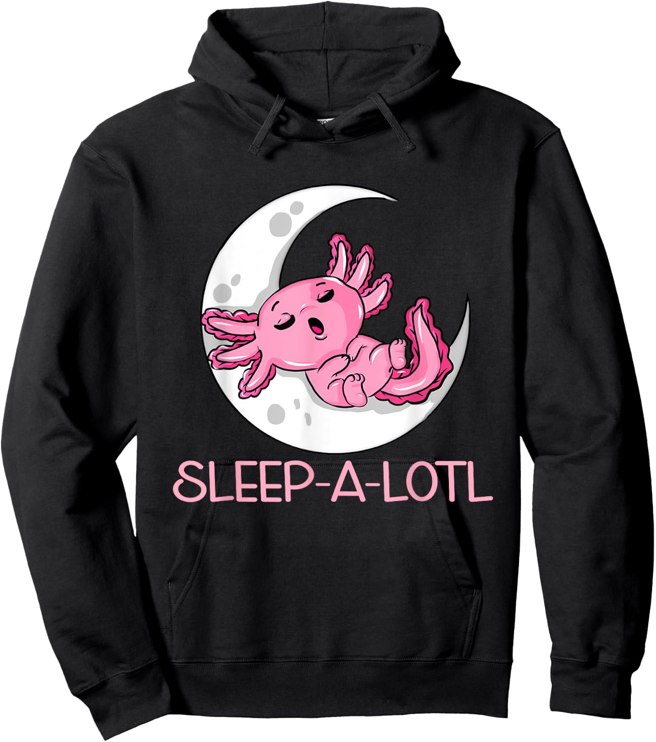 SLEEP-A-LOTL Sleeping Axolotl Pyjamas Hoodie - Hoodie | Black