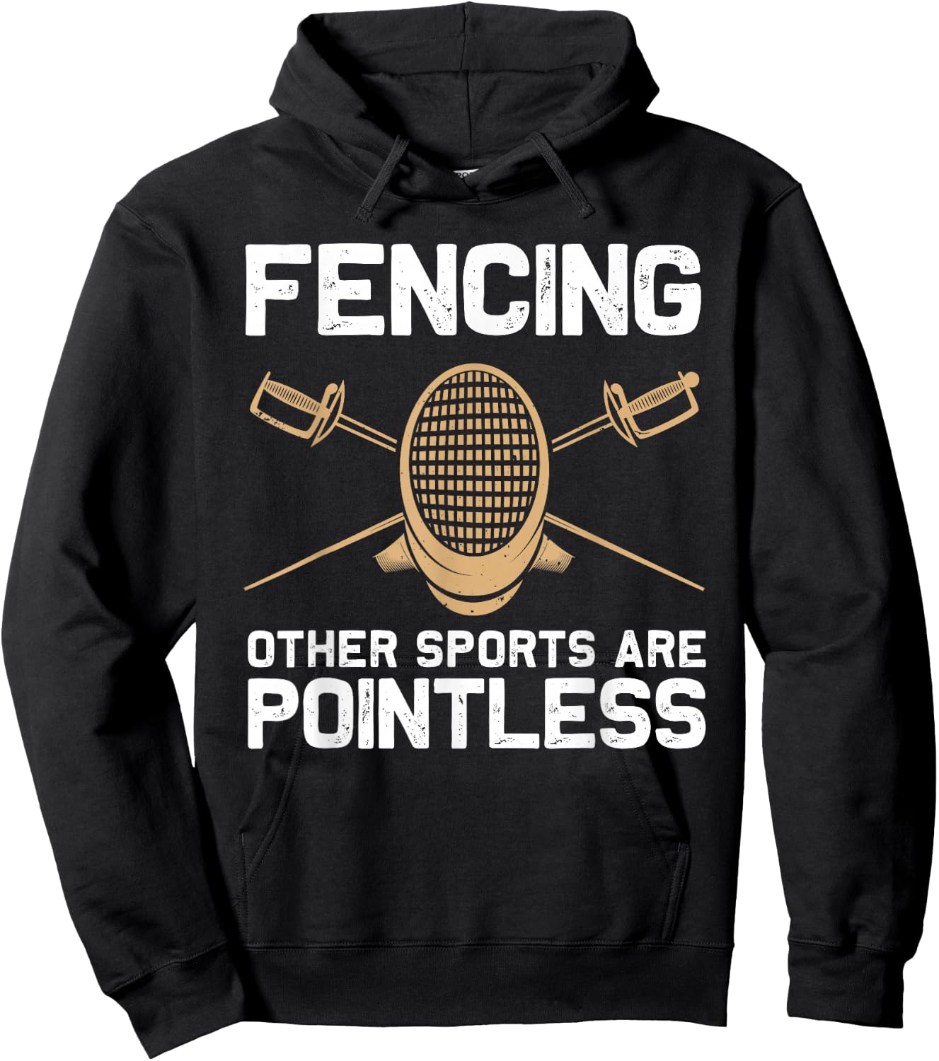 Funny Fencing Design Women Kids Fencing Sport Fencer Hoodie - Hoodie | Black