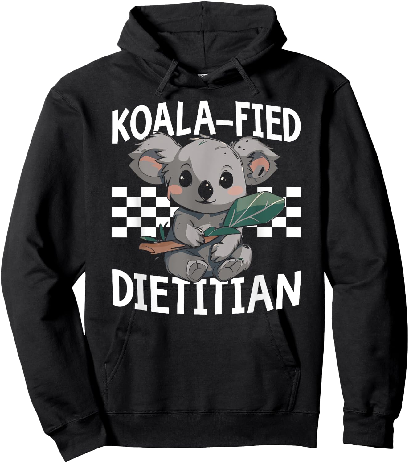 Koalafied Dietitian Nutritionist Dietary Expert Hoodie - Hoodie | Black