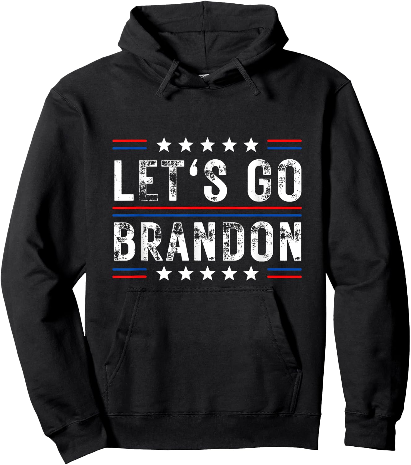 Lets Go Brandon Funny Trendy sarcastic Let's Go Brandon Hoodie - Hoodie | Black
