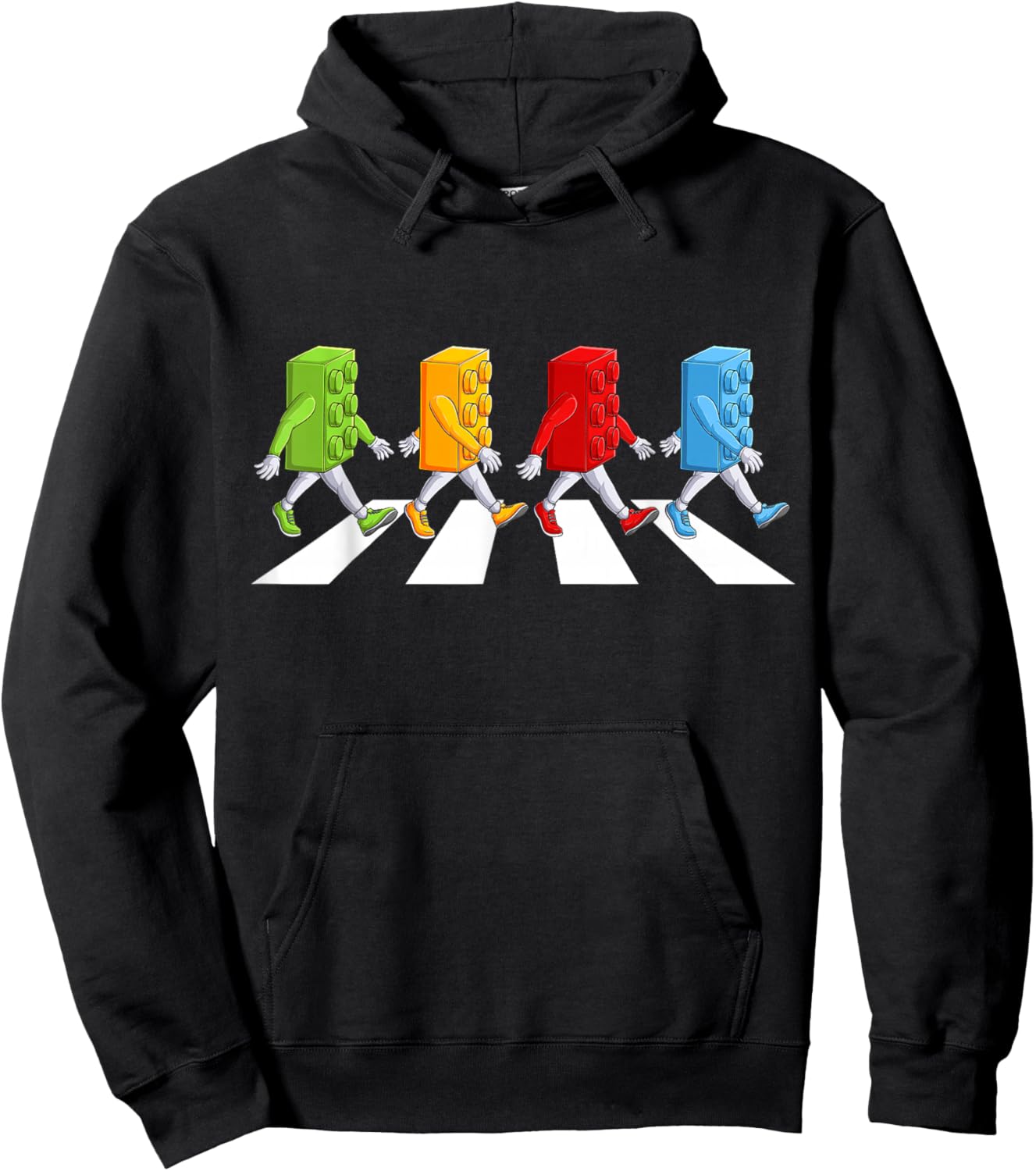 Funny Master Builder Brick Blocks Building Boys Kids Toddler Hoodie - Hoodie | Black